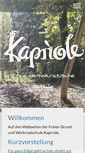 Mobile Screenshot of kapriole-freiburg.de