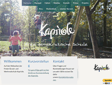 Tablet Screenshot of kapriole-freiburg.de